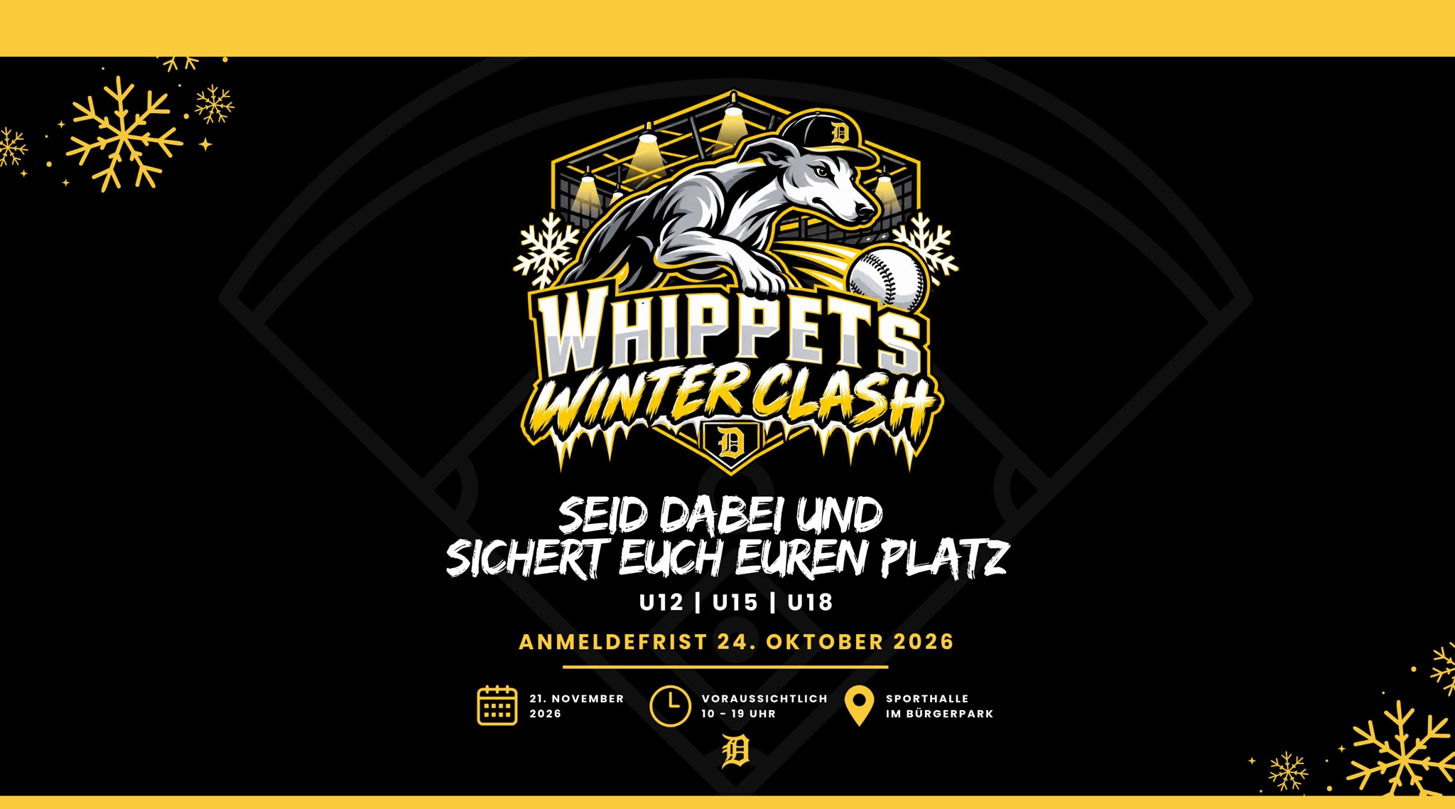 Whippets Winter Clash 2026 Banner
